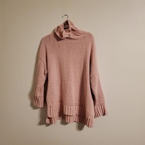 Aerie pink turtle neck